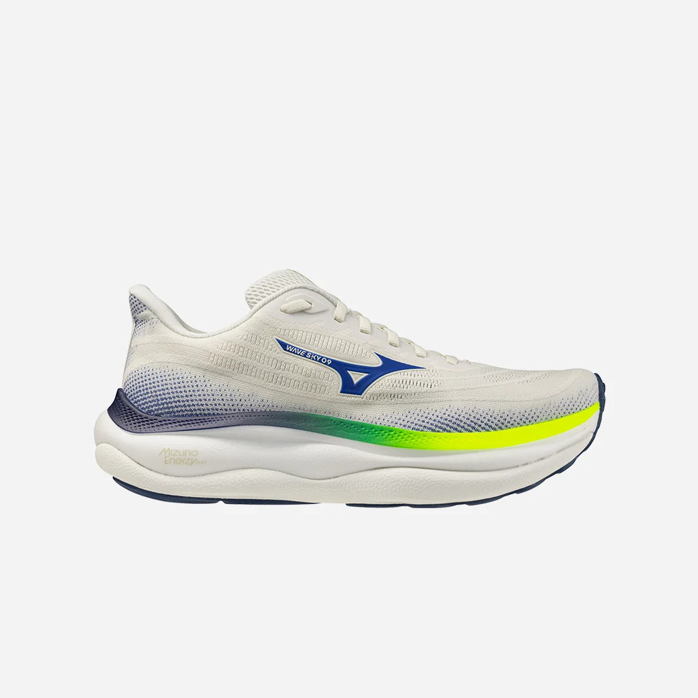Giày Chạy Bộ Mizuno Wave Sky 9 - Đệm Êm Tối Đa MIZUNO ENERZY NXT, Giảm Chấn Khớp Gối, Chạy Marathon