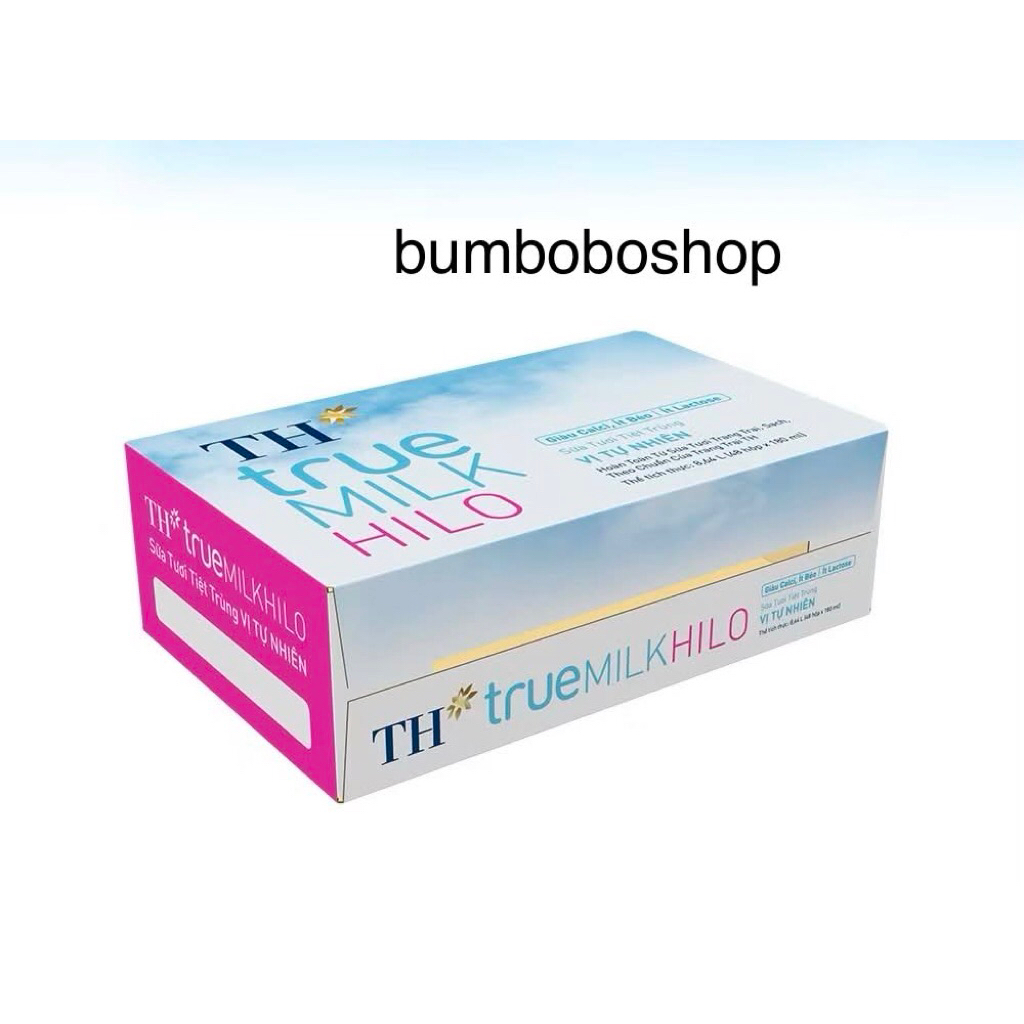 Thùng sữa tươi tách béo HILO của TH TRUE MILK - date 1/2027