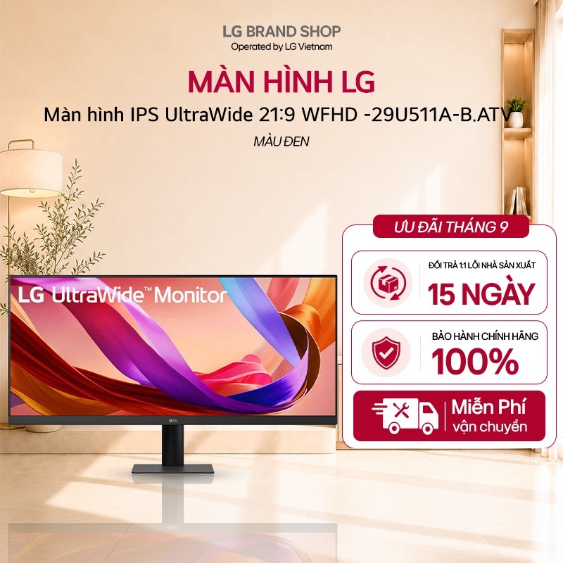 [Chỉ giao miền Nam/Bắc] 29U511A-B.ATV -Màn hình gaming IPS UltraWide 21:9 WFHD (2560x1080) 29inch