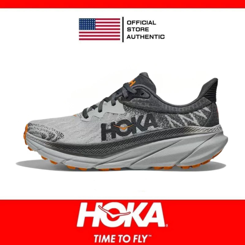 100% Genuine HOKA Challenger ATR 7 Gray Wide For Men and Women Running Sneakers