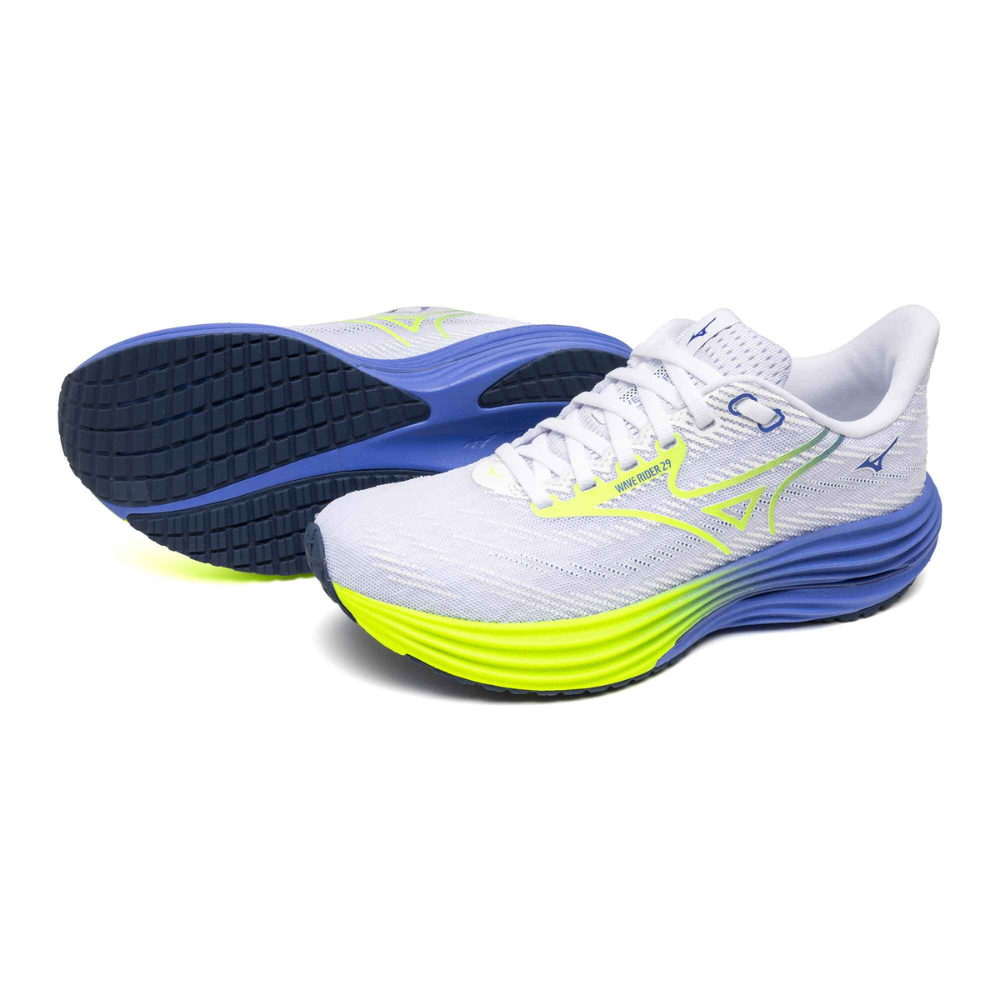 Giày Chạy Bộ Mizuno Wave Rider 29 - Đệm Bọt MIZUNO ENERZY NXT, Tấm Wave Trợ Lực, Chạy Daily Training