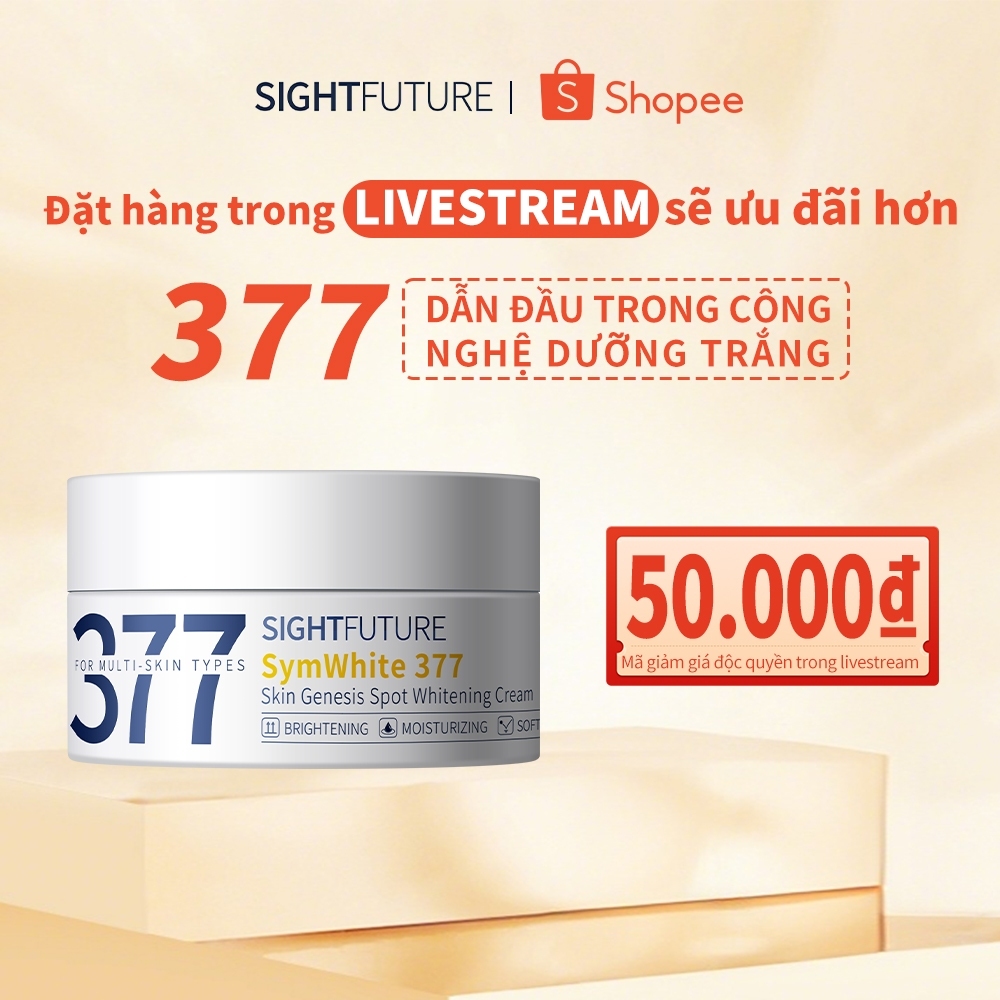 [LIVE] SIGHTFUTURE 377 SymWhite Kem dưỡng da 30g
