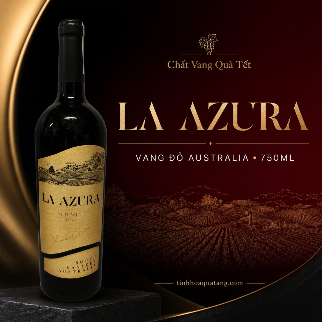 Rượu Vang Đỏ Australia La Azura 13,5% 750ml