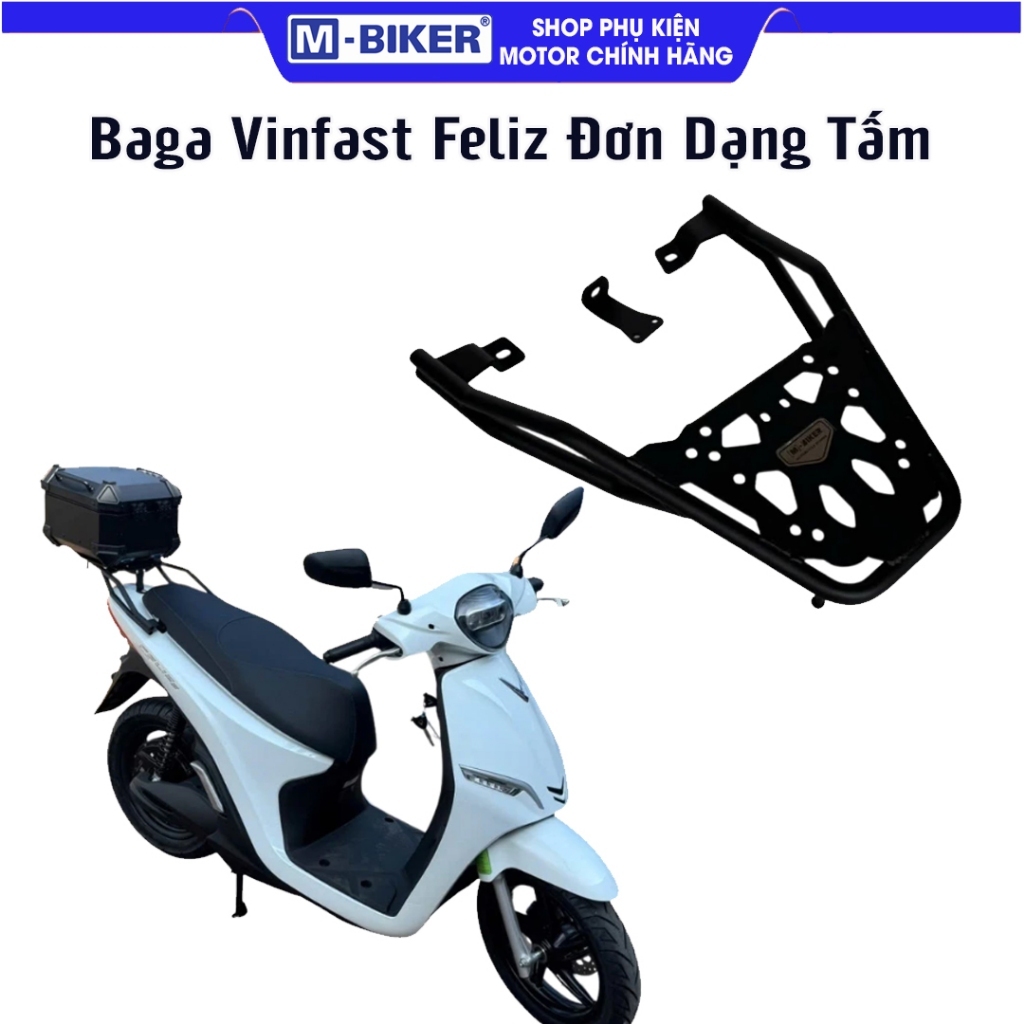 BAGA VINFAST FELIZ – BAGA SAU FELIZ DẠNG TẤM, GỌN ĐẸP, CHẮC CHẮN