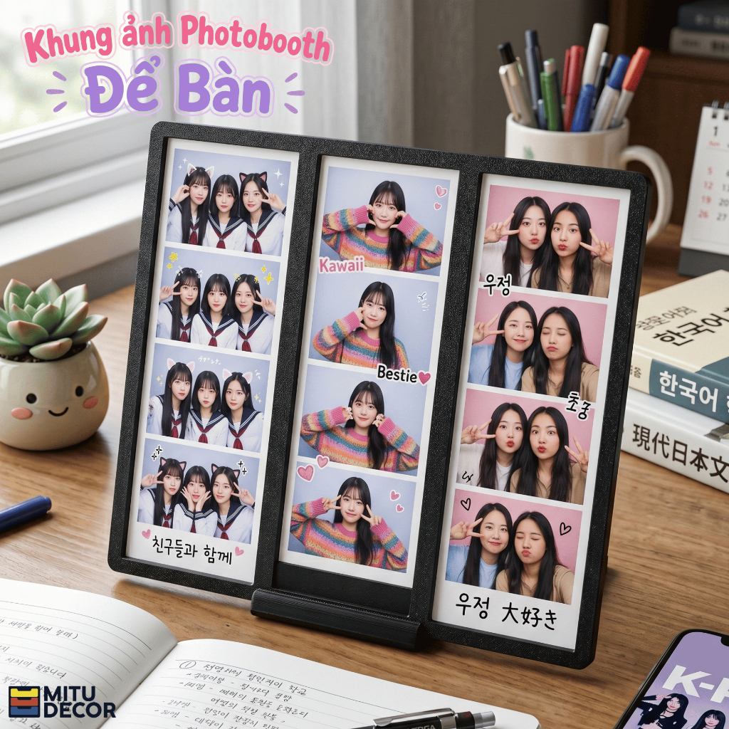Khung ảnh Photobooth để bàn-MEMORIES GALLERY-Khung ảnh để bàn đựng ảnh photobooth-photobooth để bàn 