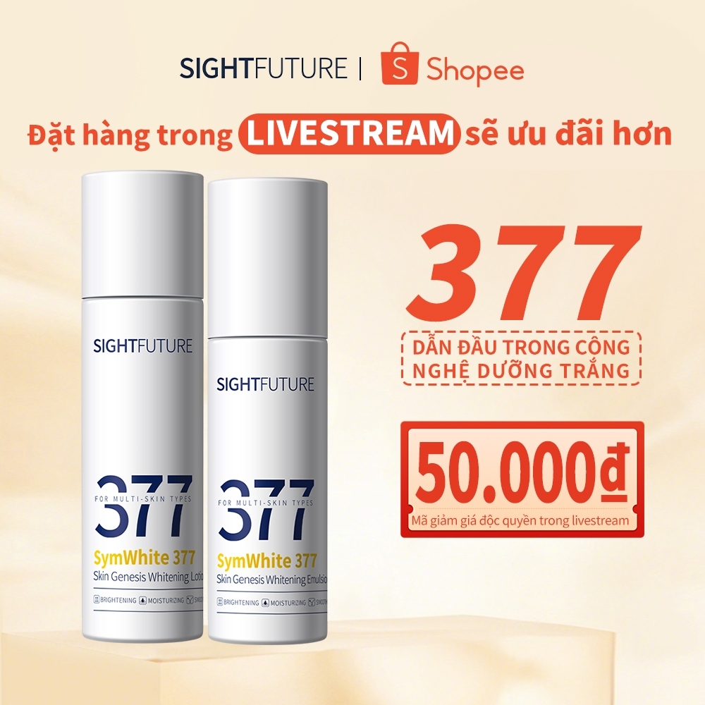 [LIVE] SIGHTFUTURE 377 SymWhite Bộ toner và sữa dưỡng