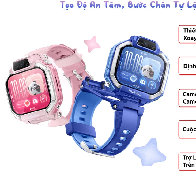 Đồng Hồ Thông Minh Trẻ Em Huawei Watch Kids X1 | Thiết Kế Xoay 360°| Định Vị Chính Xác| Gọi Video HD
