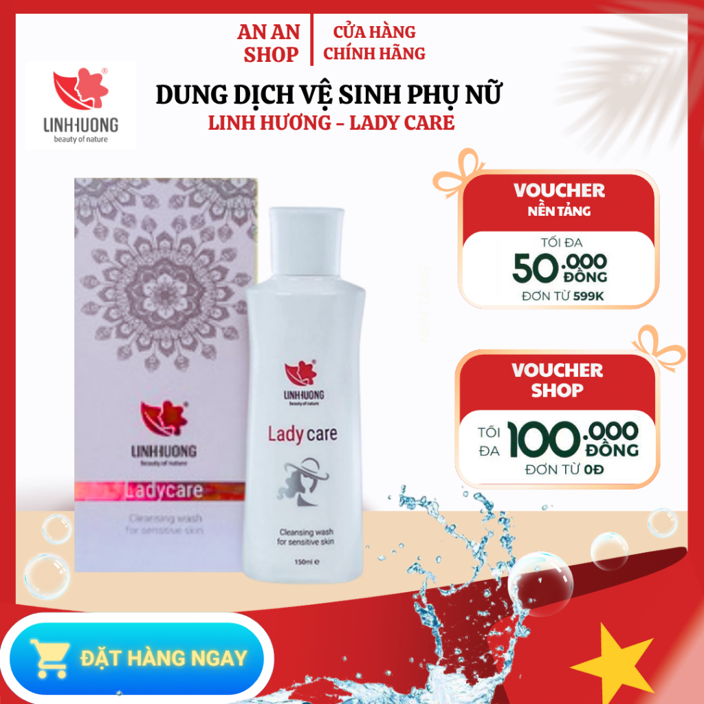 [CHÍNH HÃNG 100%] Dung Dịch Vệ Sinh Phụ Nữ Linh Hương - DDVS LINH HƯƠNG- DDVS LADY CARE LINH HƯƠNG