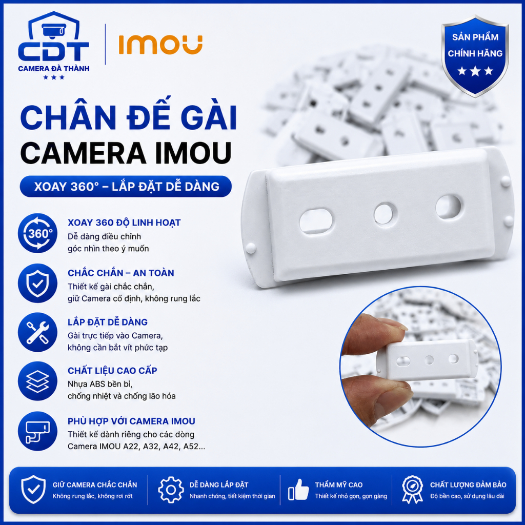 Chân đế gài dành cho Camera IMOU xoay 360 độ A22, A32, A42, A52..