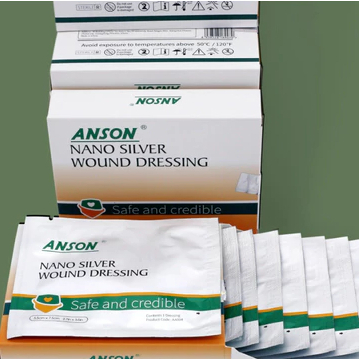 (hỏa tốc) Anson nano silver wound dressing (Băng dán vết thương nano bạc Anson) - 1 miếng