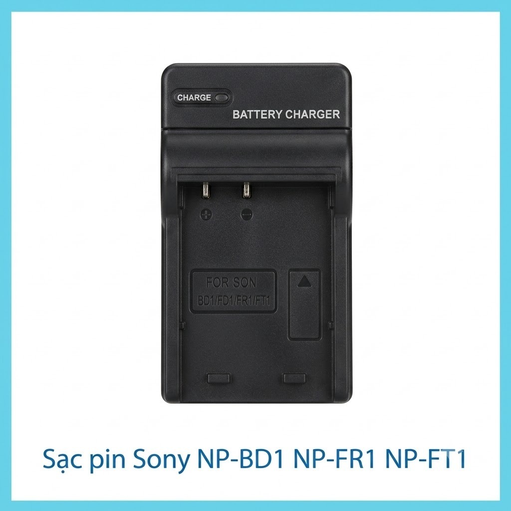 Bộ sạc pin dùng cho máy ảnh KTS Sony NP-BD1, NP-FR1 NP-FT1