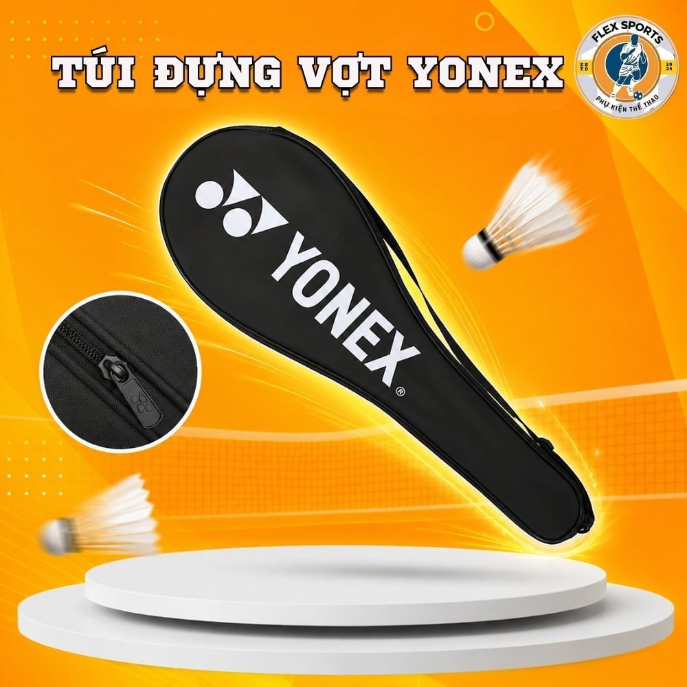 Túi đựng vợt cầu lông Yonex siêu dày dặn, bao đựng vợt cầu lông Yonex chính hãng FLEX SPORTS
