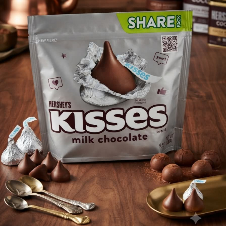 Socola Kisses sữa Hershey’s Kisses Milk Chocolate 269g. Date 6/2027