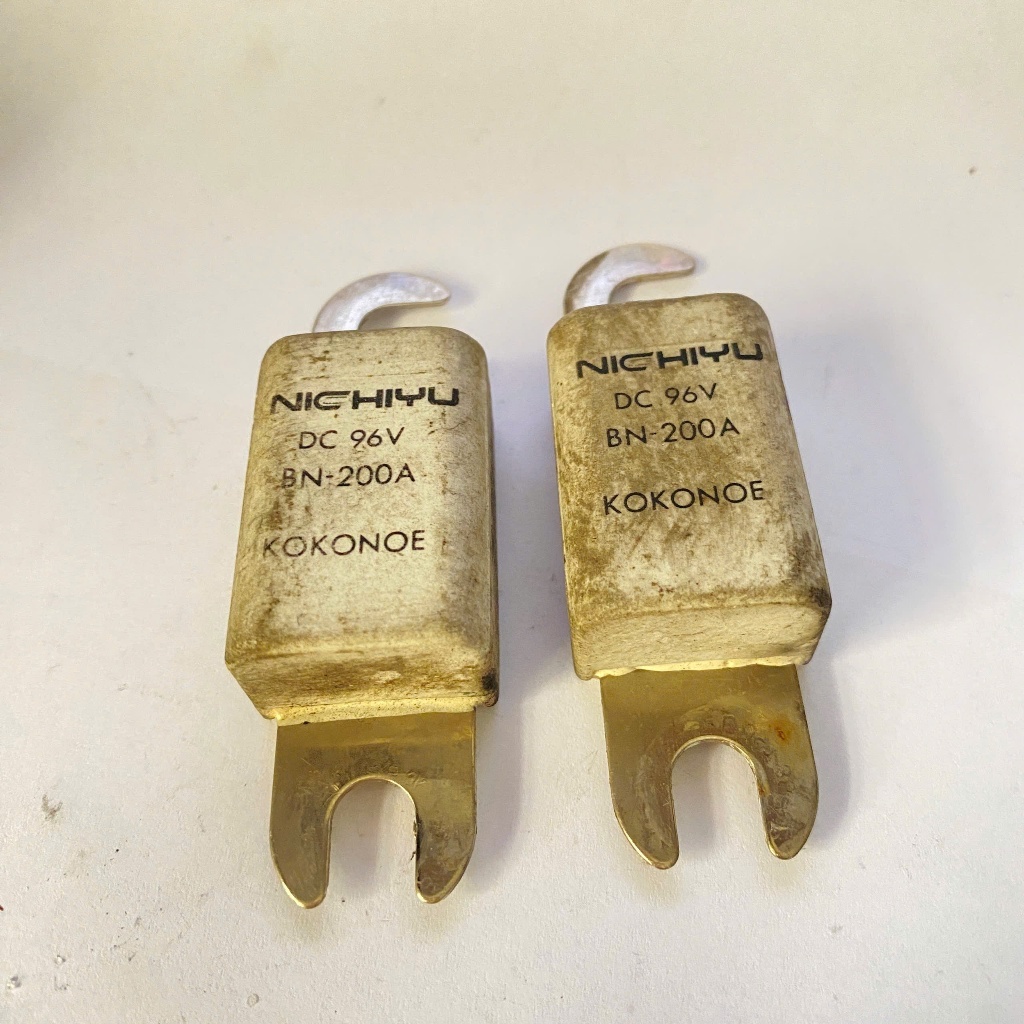 Cầu chì xe nâng DC 96V - 200A  BN-200A Nichiyu Kokonoe Fuse (hàng qua sử dụng, ảnh thật)