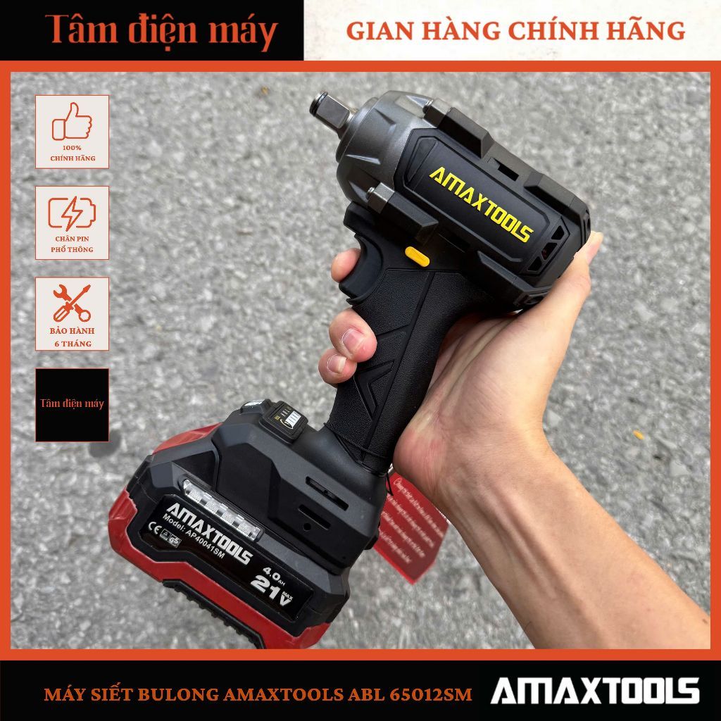 [Chính Hãng] Máy Siết Bulong Amaxtools ABL65012SM