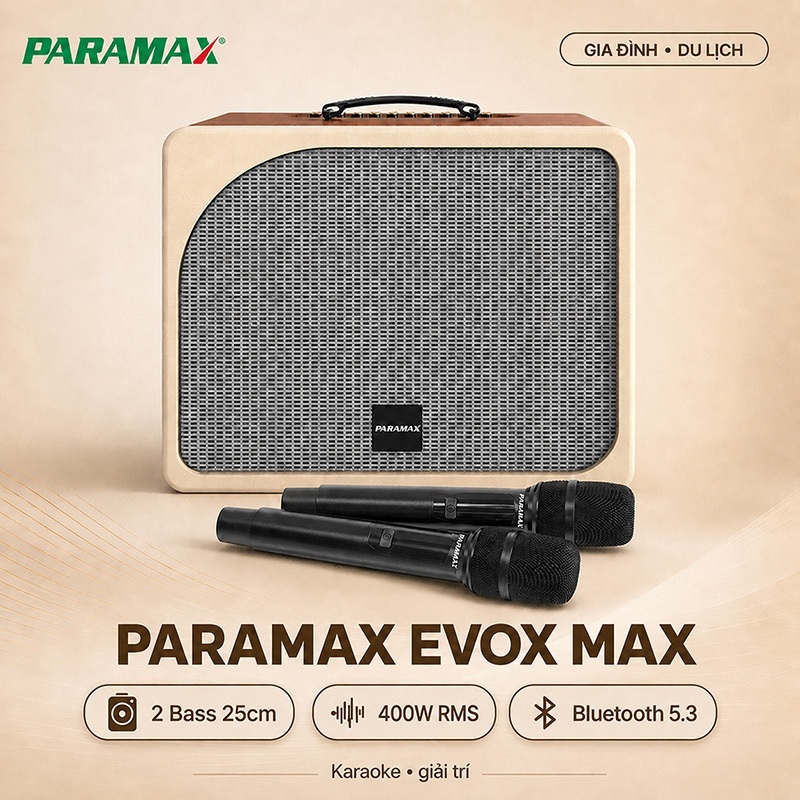 Loa karaoke cao cấp PARAMAX EVOX MAX