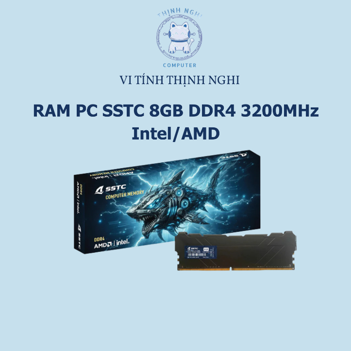 RAM PC SSTC 8GB 16GB DDR4 3200MHz, Intel/AMD | Chính Hãng | Bảo Hành 36 Tháng
