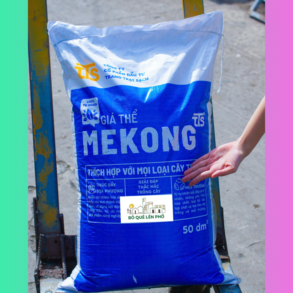 GIÁ THỂ MEKONG TTS – ĐẤT SẠCH CHO MỌI LOẠI CÂY TRỒNG