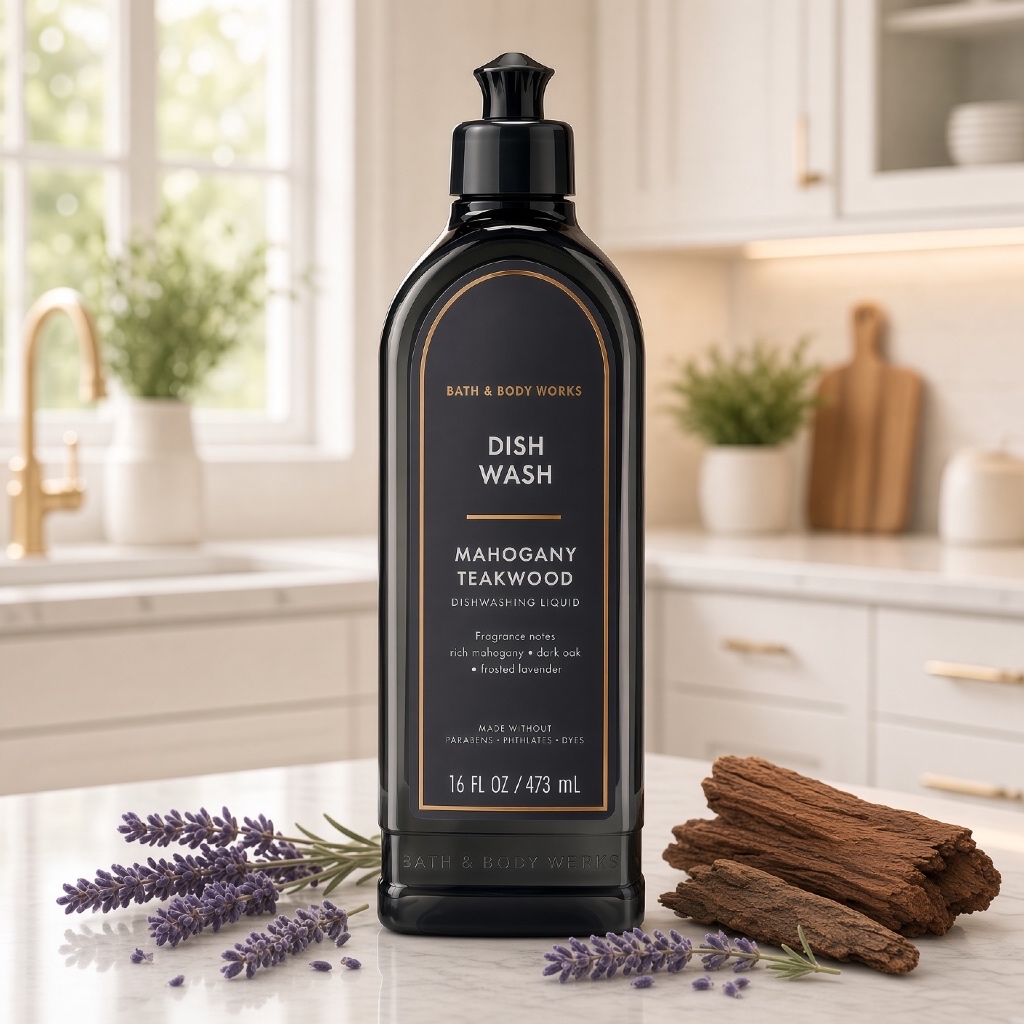 (Hàng đặt trước) Bath Body Work - Nước Rửa Chén hương Mahogany Teakwood 473ml