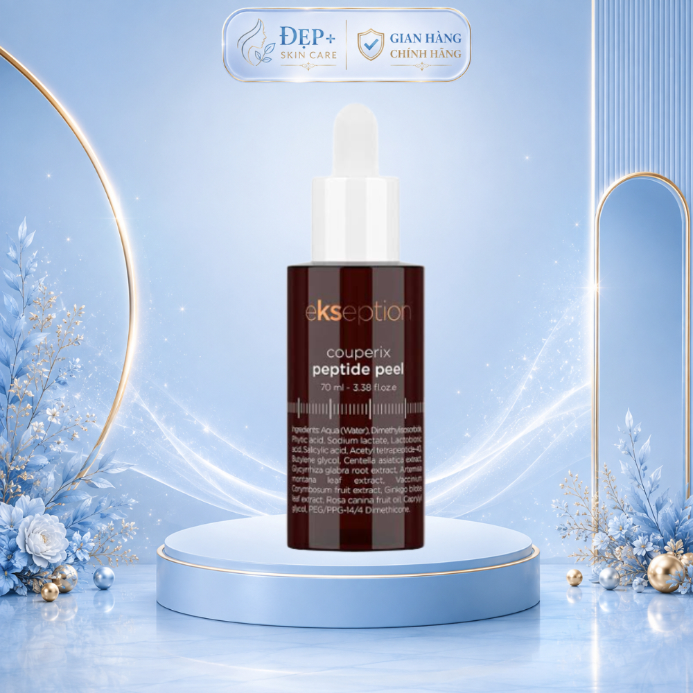 Ekseption Couperix Peptide Peel 70ml – Hỗ Trợ Giảm Đỏ, Làm Dịu & Phục Hồi Da