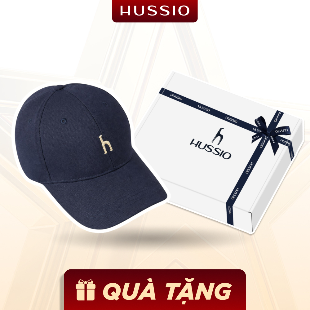 Mũ lưỡi trai thêu logo, form mềm, chất liệu vải kaki cao cấp- HUSSIO