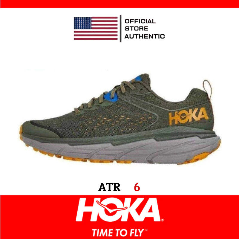 100% Genuine HOKA Challenger ATR 6 For Men Shock Absorbing Road Running Shoes