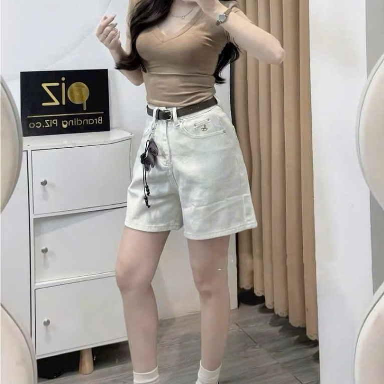 Quần Bò Ngố Nữ Thêu Khủng Long Style Y2K 965