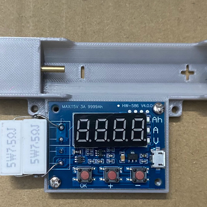 🔋 ĐẾ ĐO DUNG LƯỢNG PIN 18650 – 21700- ĐẾ TEST DUNG LƯỢNG CHỐNG TỤT KIM DÀNH CHO MẠCH HW-586 / ZB2L3
