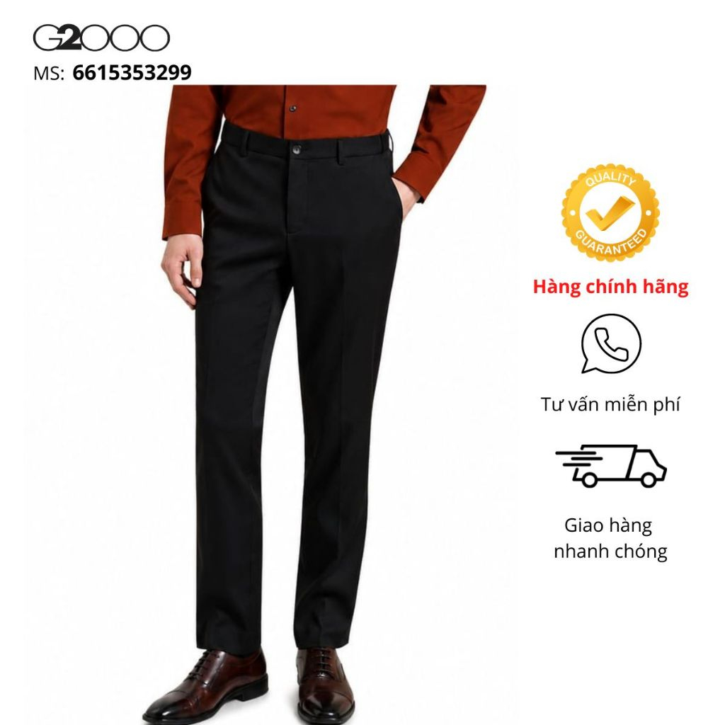 Quần dài nam G2000 (6615353299) Màu Đen