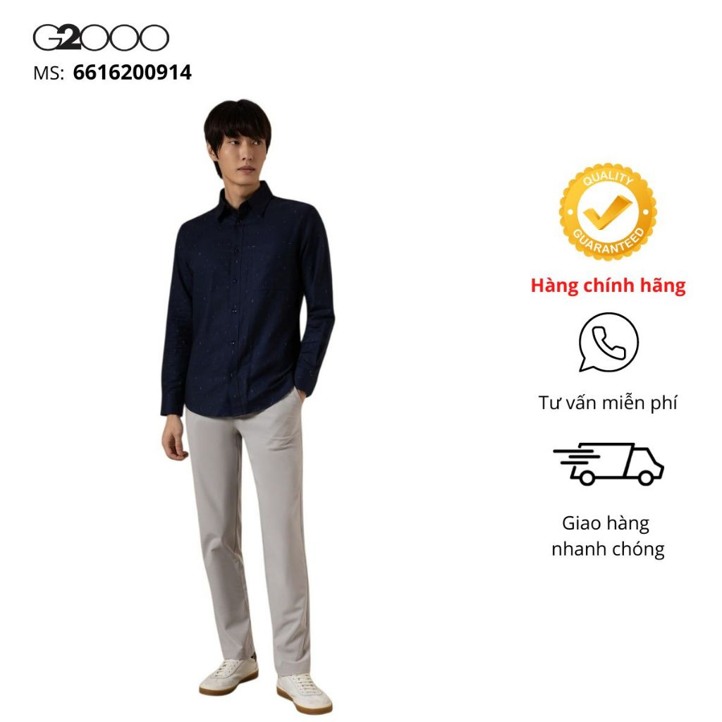 Quần Kaki Nam G2000 (6616200914) Màu Kem