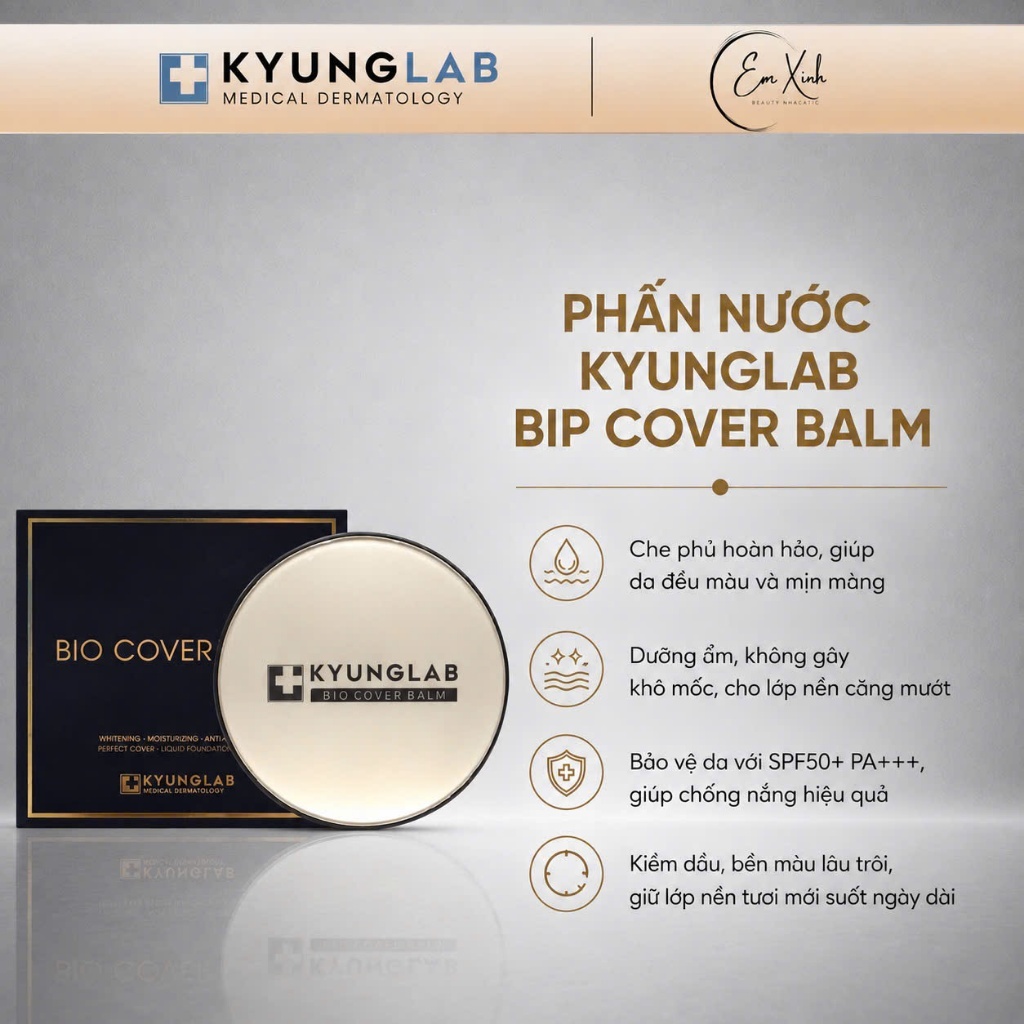 Phấn Nước Cushion KyungLab Bio Cover Balm KYUNGLAB BIO COVER BALM – 15G