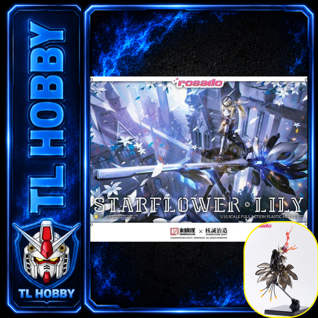 Mô hình Model Kit Rosado Starflower Lily MK3 Hemoxian x Ernestcore Craft (Tặng base và decal)