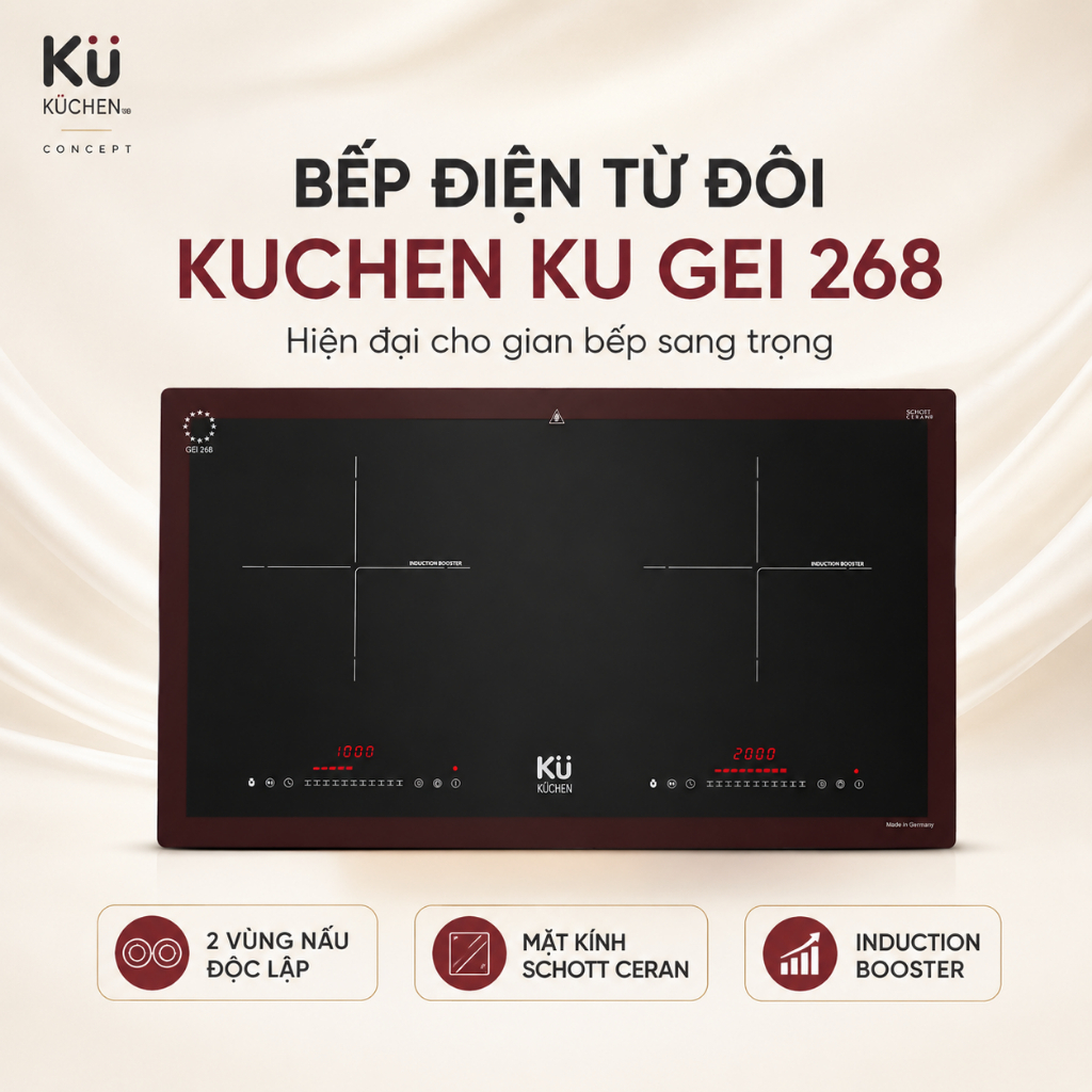 Bếp Điện Từ Kuchen KU GEI 268 | Kuchen Concept