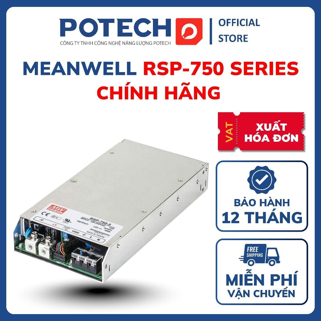 Nguồn tổ ong MEANWELL RSP-750-5, RSP-750-12, RSP-750-15, RSP-750-24, RSP-750-48