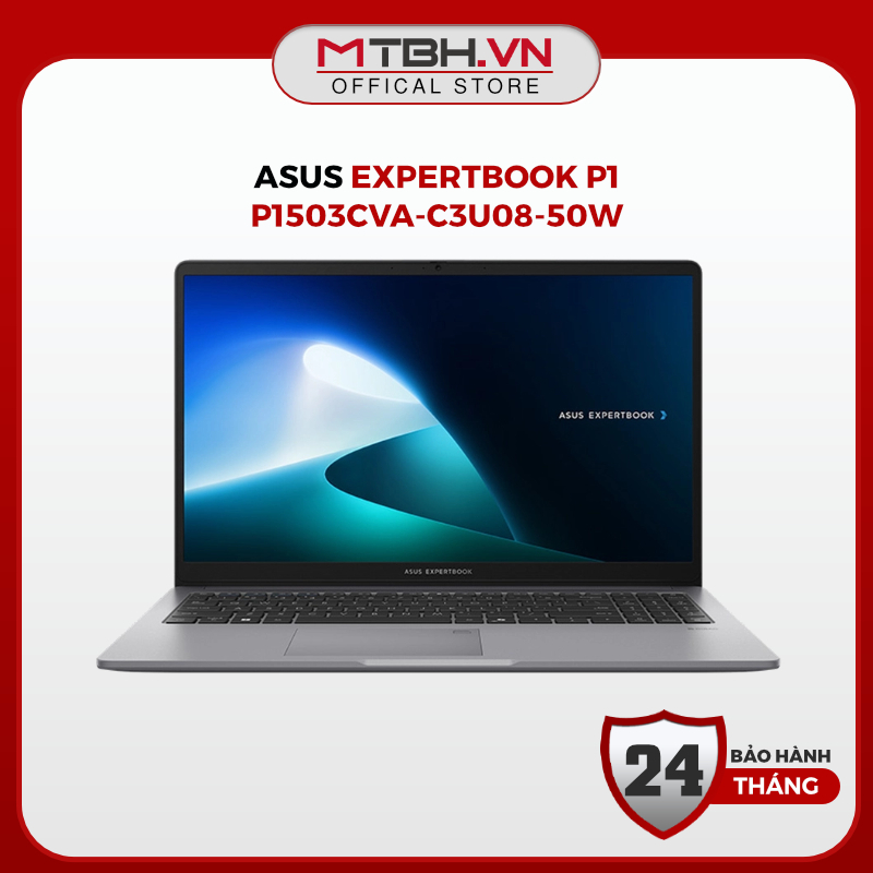 LAPTOP ASUS EXPERTBOOK P1 P1503CVA-C3U08-50W Core 3 100U | 8GB RAM | 512GB SSD | 15.6' FHD | Win 11