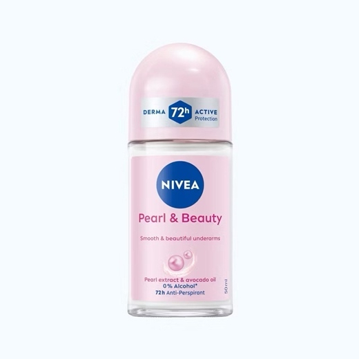 Lăn khử mùi Nivea Ngọc trai màu tím chai 50ml
