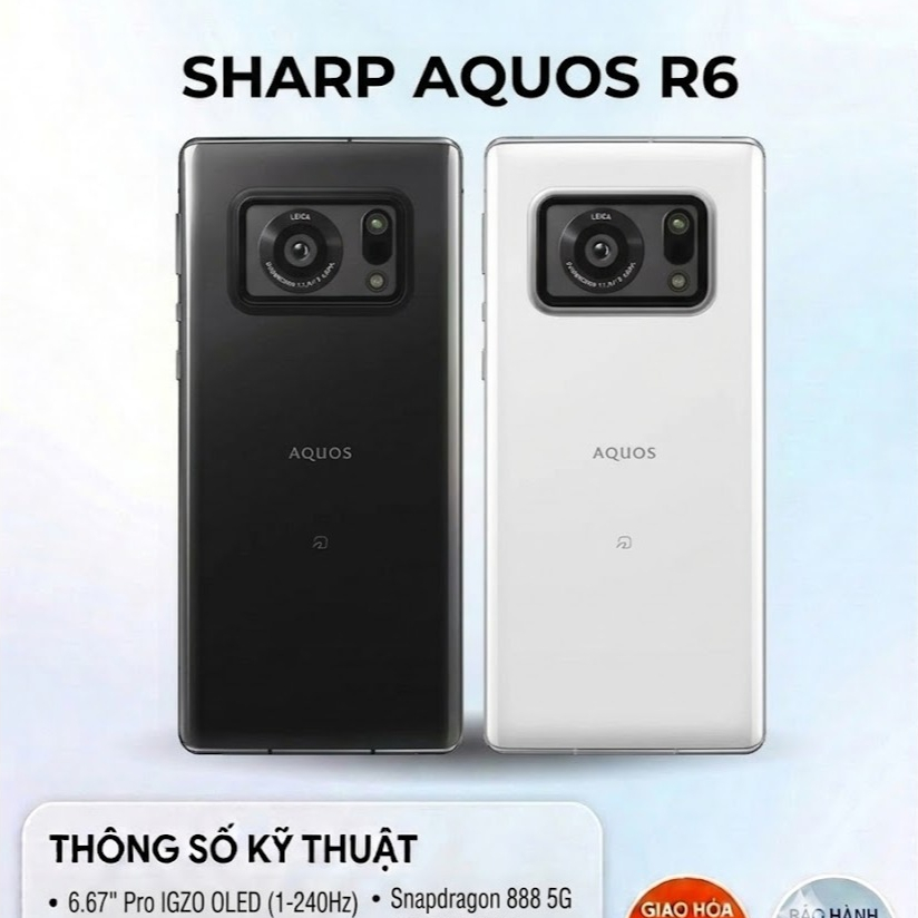 Điện thoại Sharp AQUOS R6 – Snapdragon 888, Màn IGZO OLED 240Hz