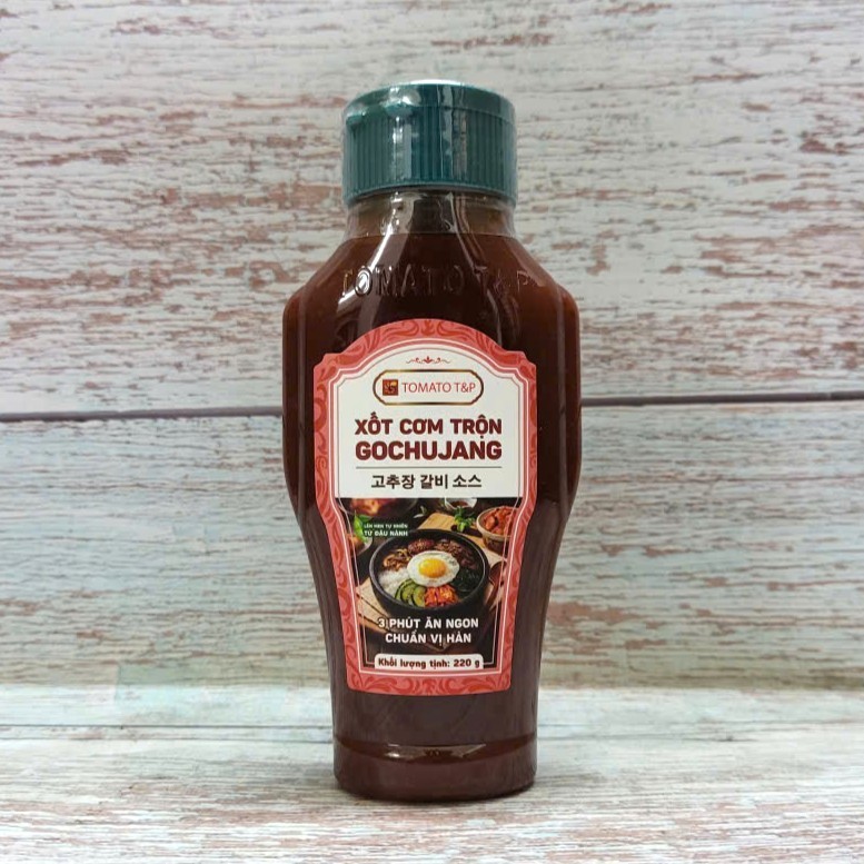 Chai Gochujang 220g ++ XỐT TRỘN CƠM, CHẤM THỊT NƯỚNG TOMATO T&P Gochujang Galbi Sauce
