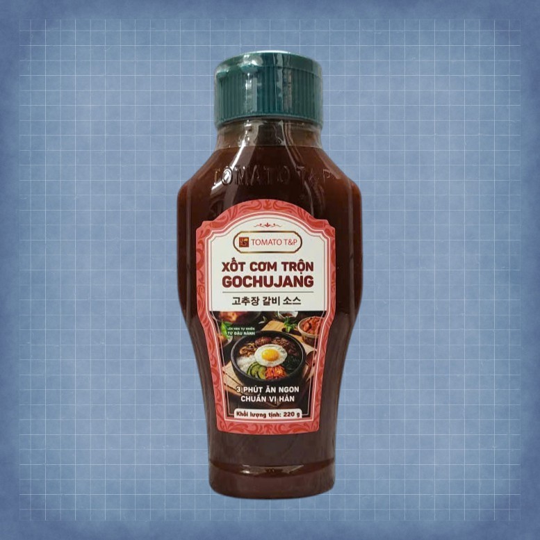 << Chai Gochujang 220g >> XỐT TRỘN CƠM, CHẤM THỊT NƯỚNG TOMATO T&P Gochujang Galbi Sauce