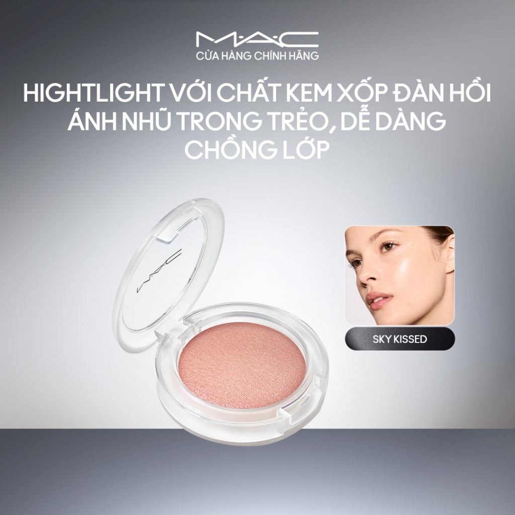 【MỚI】Hightlight dạng kem đàn hồi MAC Glow Play Bouncy Highlighter |Bắt sáng đa năng, ánh nhũ trong t