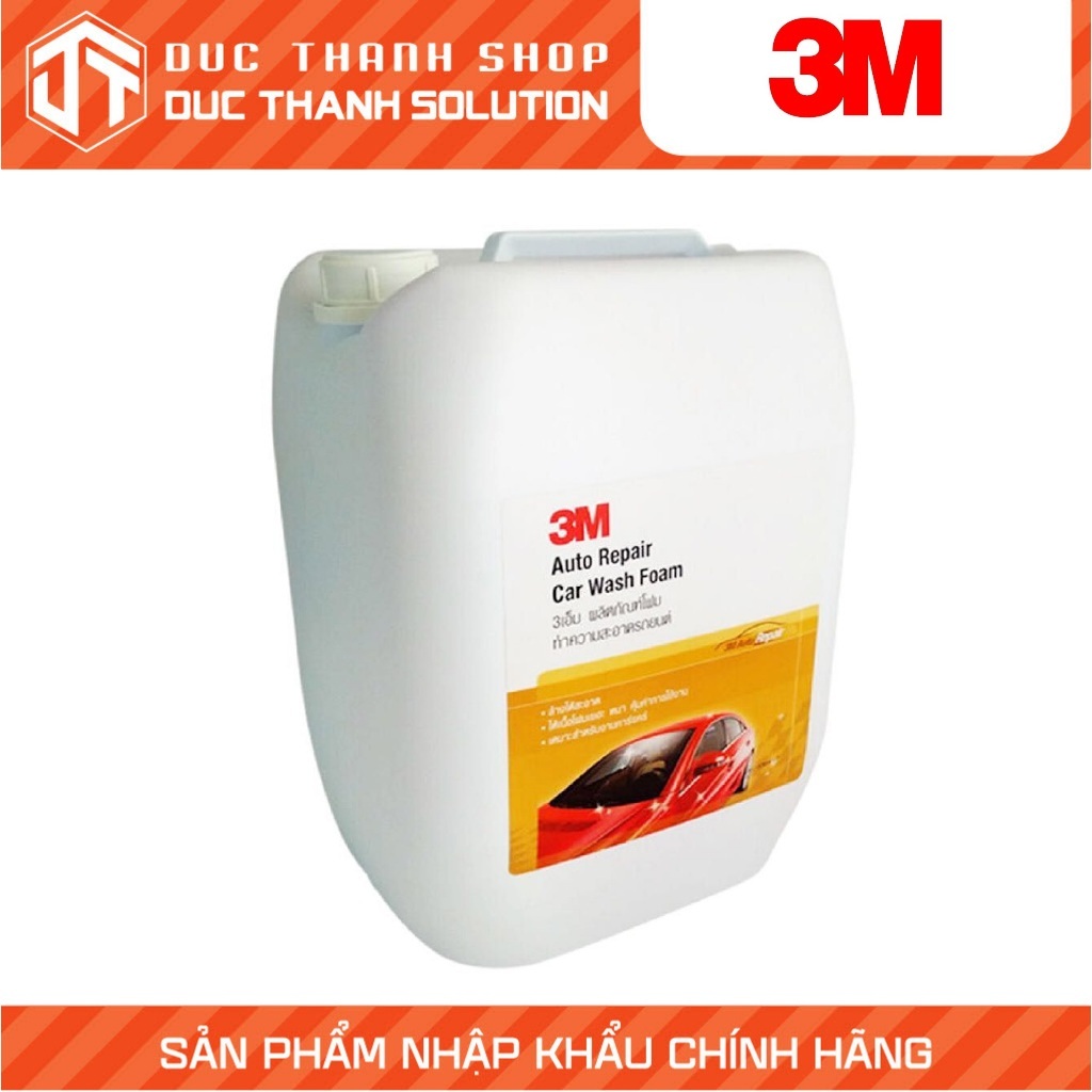 NƯỚC RỬA XE 3M CAN 10LIT - 3M AUTO REPAIR CAR WASH FOAM