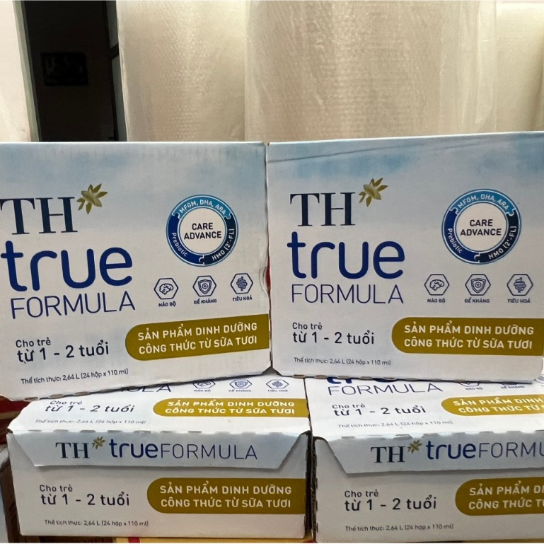 Thùng Sữa Dinh Dưỡng Công Thức TH true FORMULA milk Cho Trẻ 1-2 Tuổi 110ml (24 Hộp)