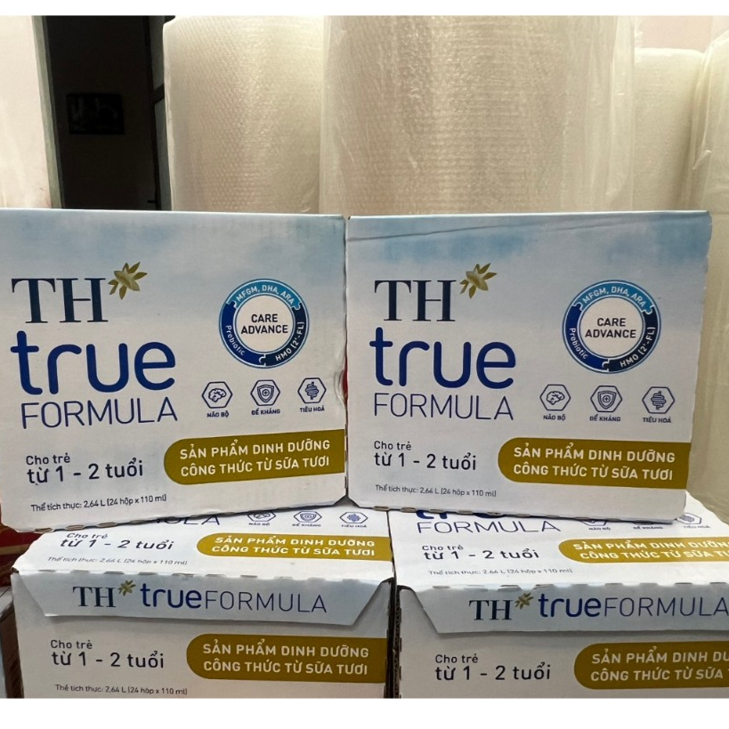 Thùng Sữa Dinh Dưỡng Công Thức TH true FORMULA milk Cho Trẻ 1-2 Tuổi 110ml (24 Hộp)