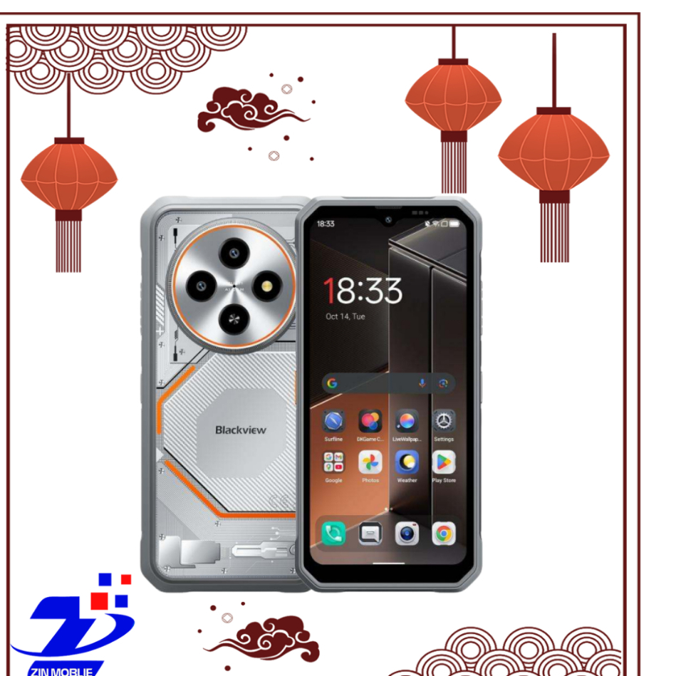 Blackview FORT 2 2026 8/128GB Điện Thoại Siêu Bền IP68 IP69K Chống Nước Chống Va Đập