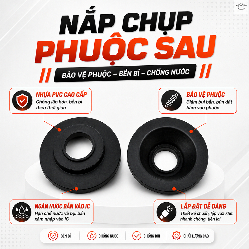 Nắp Che Phuộc VinFast Evo Feliz Vero X – Bảo Vệ IC, Lắp Đặt Dễ Dàng
