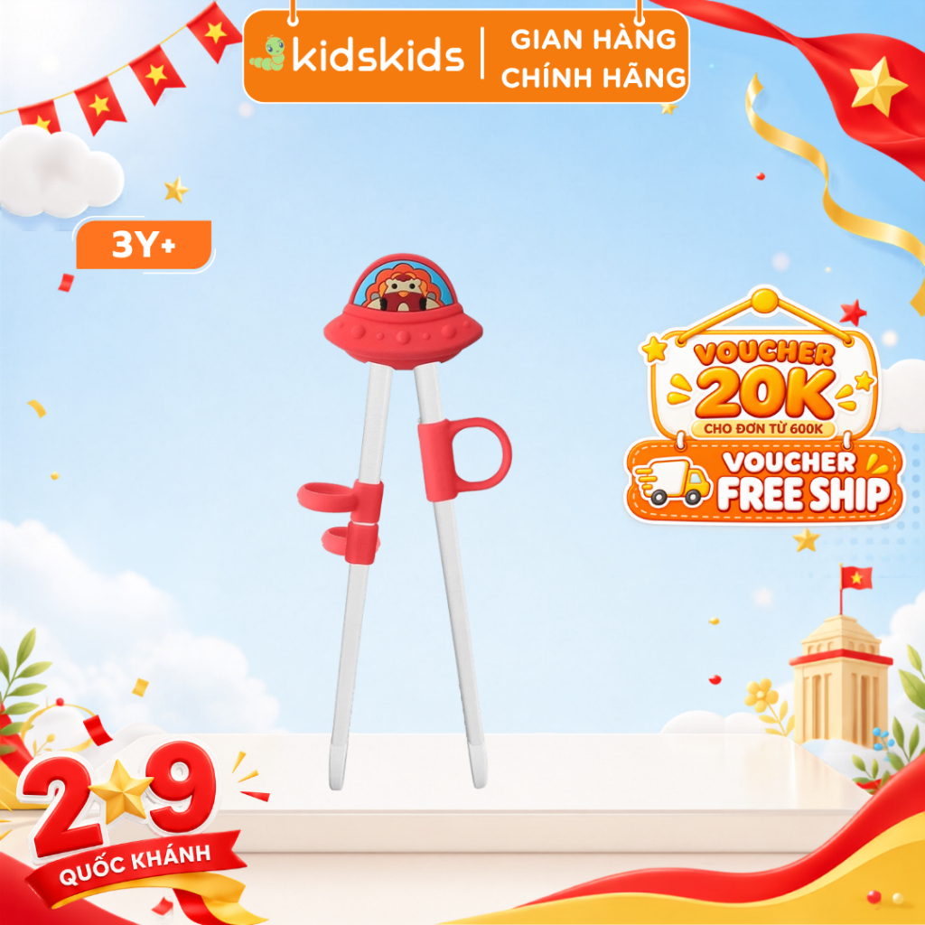 Đũa Tập Ăn Phi Hành Gia Cho Bé Marcus & Marcus, Từ 3 Tuổi – Marcus