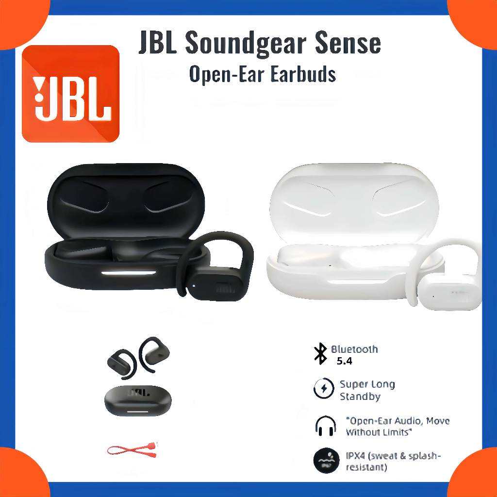 Tai nghe không dây JBL P54 OWS Tai nghe OWS khử tiếng ồn Tai nghe thể thao có Mic