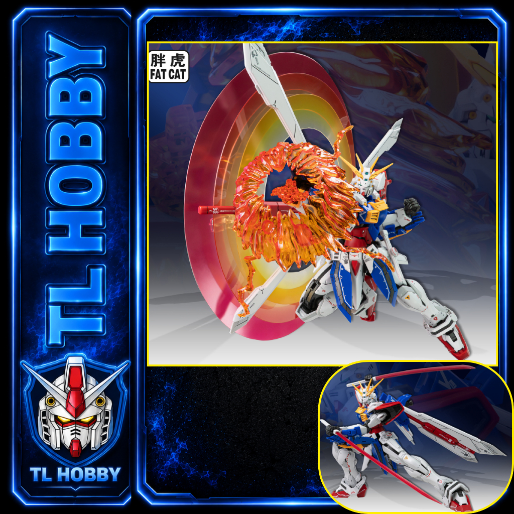 Mô hình Model Kit 1/100 God Gundam Fatcat (Tặng kèm effect và decal)
