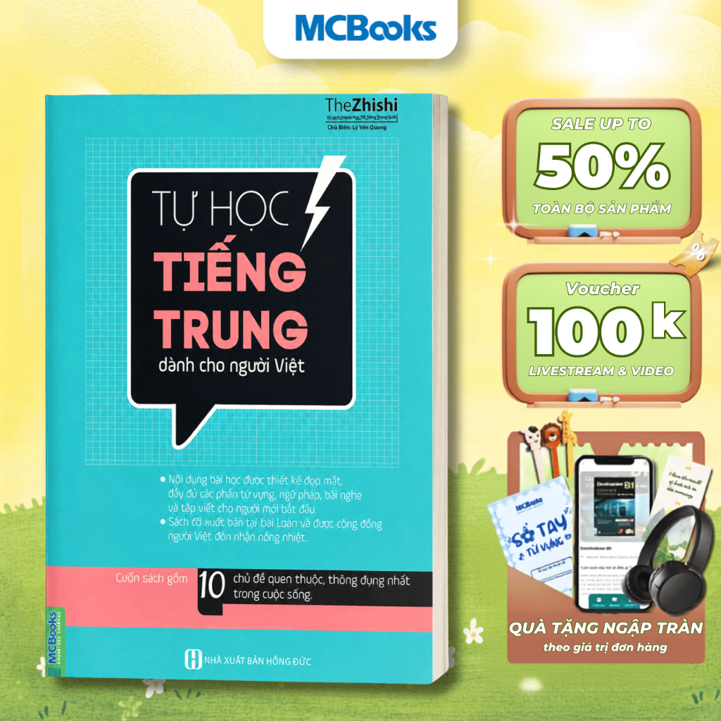 Sách - Tự học tiếng Trung dành cho người Việt - Mcbooks Chính Hãng