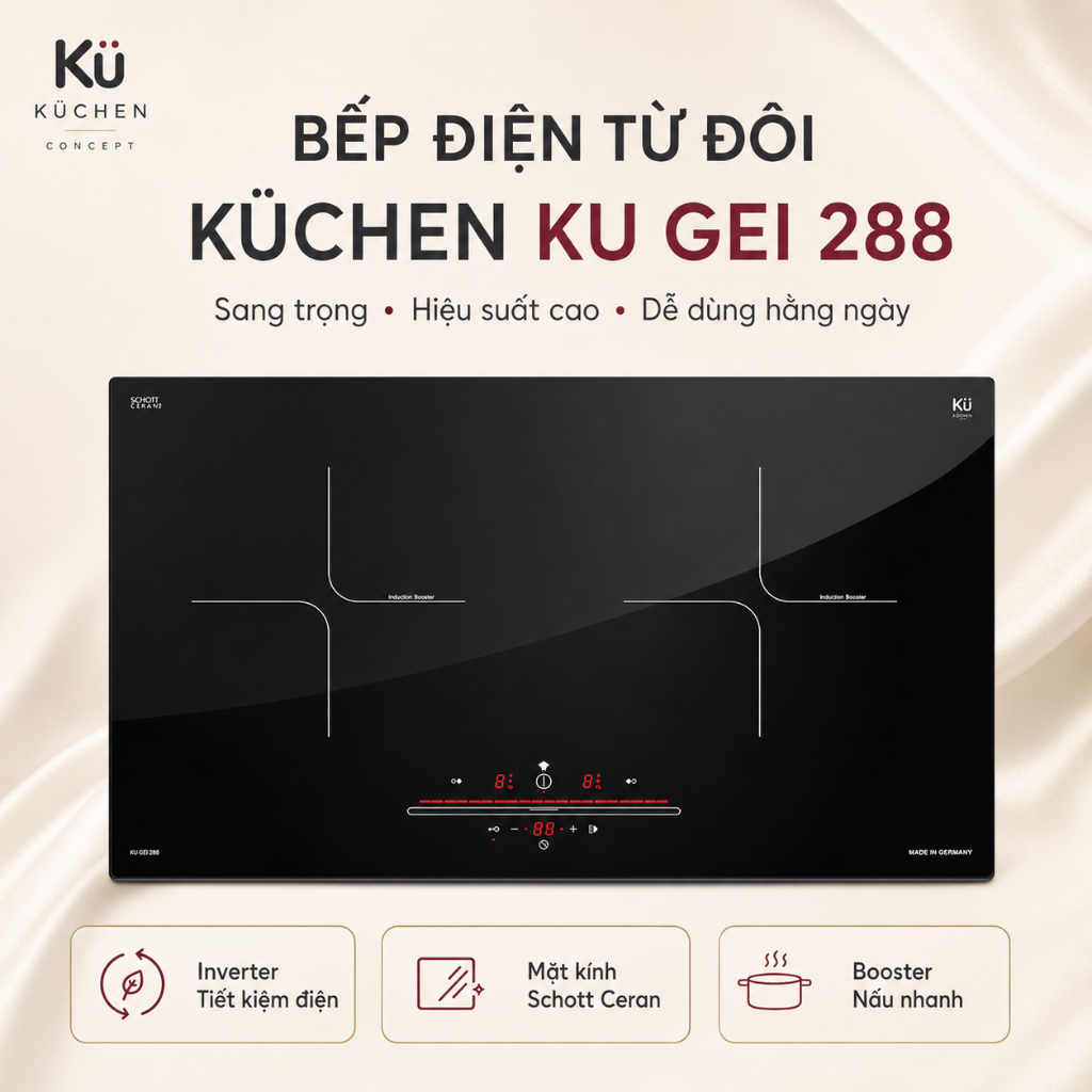 Bếp Điện Từ Kuchen KU GEI 288 | Kuchen Concept